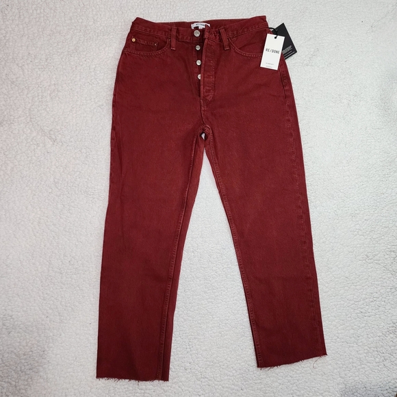 NWT Re/Done 70s Crop Boot Jeans - Picture 5 of 7